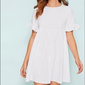 White babydoll dress